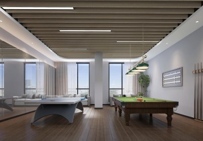 现代台球室3D模型下载